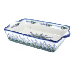 Blue Rose Polish Pottery 43D WR Unikat Loaf Baker With Handles -Blue Rose Pottery Store GUEST 000dd2eb 72fa 43ec 9d81 efc2def587c3