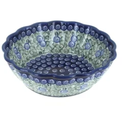 Blue Rose Polish Pottery 1278 Zaklady Medium Scallop Bowl 14 Blue Rose Polish Pottery 1278 Zaklady Medium Scallop Bowl -Blue Rose Pottery Store GUEST 015161dd 0d5b 4850 bbc2 df43f77746c3