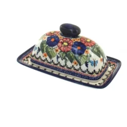 Blue Rose Polish Pottery 1377 Zaklady Butter Dish -Blue Rose Pottery Store GUEST 016917f9 ee39 4736 bff6 c365c642d216