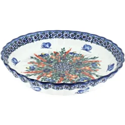 Blue Rose Polish Pottery 52D WR Unikat Pie Plate -Blue Rose Pottery Store GUEST 0378f4de b5c2 400c ada1 7cb340b550fe