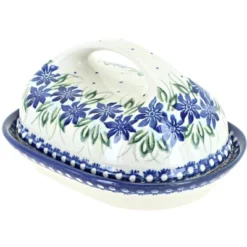 Blue Rose Polish Pottery 331 Vena Butter Dish -Blue Rose Pottery Store GUEST 039eebda f9c8 484a b418 3eaa86f65420