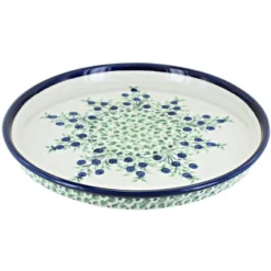 Blue Rose Polish Pottery 524 Zaklady Torte Plate -Blue Rose Pottery Store GUEST 053351f1 d233 4964 9ba9 89a5cbfb8084