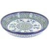 Blue Rose Polish Pottery 879 Zaklady Pie Plate