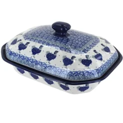 Blue Rose Polish Pottery 662 Ceramika Artystyczna Medium Covered Baker -Blue Rose Pottery Store GUEST 059559ed c649 46a5 9327 90173dd4078a