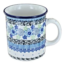 Blue Rose Polish Pottery 236 Ceramika Artystyczna Small Coffee Mug -Blue Rose Pottery Store GUEST 088e35b9 2e84 4e67 afb0 512b4ce4e91f