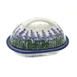Blue Rose Polish Pottery 15A WR Unikat Butter Dish -Blue Rose Pottery Store GUEST 08986ac2 4d26 4c64 b750 4a4ceded4352