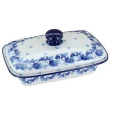 Blue Rose Polish Pottery 294 Ceramika Artystyczna Butter Dish -Blue Rose Pottery Store GUEST 0b0453f4 96fb 45f1 9b3d 59dd3a1f52c3