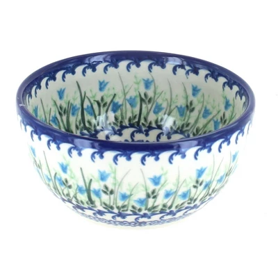 Blue Rose Polish Pottery 71 Vena Dessert Bowl 13 Blue Rose Polish Pottery 71 Vena Dessert Bowl - Image 11