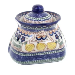 Blue Rose Polish Pottery 98 Vena Small Garlic Keeper -Blue Rose Pottery Store GUEST 0c16e726 73e5 4d05 81df 15387c4cab24
