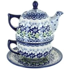 Blue Rose Polish Pottery C027 Manufaktura Tea For One -Blue Rose Pottery Store GUEST 0c5fd556 b18c 4d6a a403 329e1bc3316f