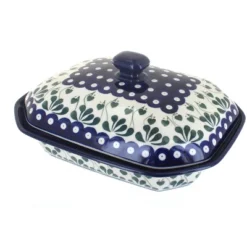 Blue Rose Polish Pottery 662 Ceramika Artystyczna Medium Covered Baker -Blue Rose Pottery Store GUEST 0d39ebe2 a69a 4c89 826f 2e4e457dd8a3