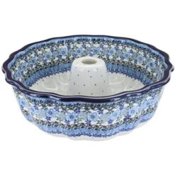 Blue Rose Polish Pottery A55 Ceramika Artystyczna Ring Cake Pan -Blue Rose Pottery Store GUEST 0d4bd8c6 12c1 45cc 8d8a 740492260cdf