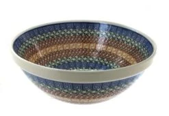 Blue Rose Polish Pottery 56 Ceramika Medium Serving Bowl