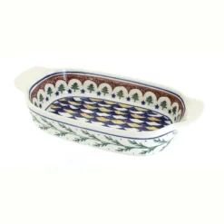 Blue Rose Polish Pottery 1281 Zaklady Rectangular Serving Dish -Blue Rose Pottery Store GUEST 0f5a7fa1 63b2 4c88 bfcb 7080fc4c9393