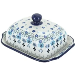 Blue Rose Polish Pottery 295 Ceramika Artystyczna Butter Dish -Blue Rose Pottery Store GUEST 0f8aec85 dcb3 4a5c a0a8 e59a786459c2