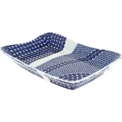 Blue Rose Polish Pottery 1935 Zaklady Large Rectangular Tray -Blue Rose Pottery Store GUEST 0feb8d48 4a6b 4b7a bc65 8c5edc889f49