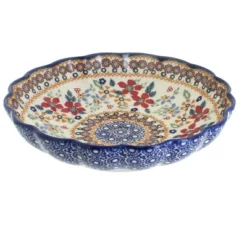 Blue Rose Polish Pottery M101 Manufaktura Medium Scallop Bowl 7 Blue Rose Polish Pottery M101 Manufaktura Medium Scallop Bowl -Blue Rose Pottery Store GUEST 117291ee 7f47 484c a6ec f71f34c51276