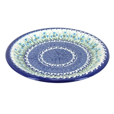 Blue Rose Polish Pottery Vena Dinner Plate 18 Blue Rose Polish Pottery Vena Dinner Plate - Image 16