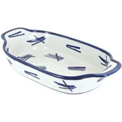 Blue Rose Polish Pottery 1281 Zaklady Rectangular Serving Dish -Blue Rose Pottery Store GUEST 1282a97d 0f80 4888 9c11 fd28315df1f7