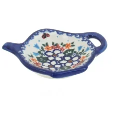 Blue Rose Polish Pottery 324 Vena Tea Bag Holder -Blue Rose Pottery Store GUEST 12ab2976 ab33 4c7f 89a8 0ca24b60d2eb