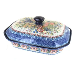 Blue Rose Polish Pottery 665 Ceramika Artystyczna Large Covered Baking Dish 22 Blue Rose Polish Pottery 665 Ceramika Artystyczna Large Covered Baking Dish -Blue Rose Pottery Store GUEST 133c7c01 073b 4471 8ebb 7a5124c4d410