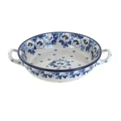 Blue Rose Polish Pottery C40 Ceramika Artystyczna Mini Casserole Dish With Handles -Blue Rose Pottery Store GUEST 13be1bf9 bf69 45a0 a032 5215afafffcb