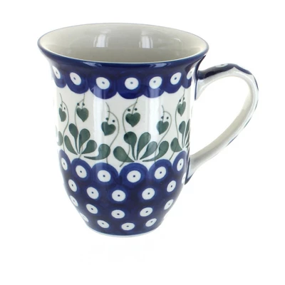 Blue Rose Polish Pottery 826 Ceramika Artystyczna Large Coffee Mug 4 Blue Rose Polish Pottery 826 Ceramika Artystyczna Large Coffee Mug - Image 2