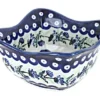 Blue Rose Polish Pottery 1931 Zaklady Medium Square Scallop Bowl -Blue Rose Pottery Store GUEST 14d57a90 e96a 4294 869b 9bf4e037b6e4