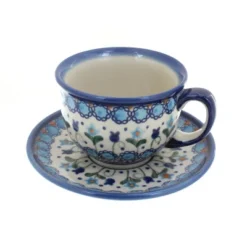 Blue Rose Polish Pottery 33 Vena Cup & Saucer -Blue Rose Pottery Store GUEST 16a65f23 1ffa 4695 81dc f77df762c799