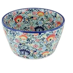 Blue Rose Polish Pottery M195 Manufaktura Small Serving Bowl -Blue Rose Pottery Store GUEST 17736f65 04b3 4554 9b18 d9d82763d62a