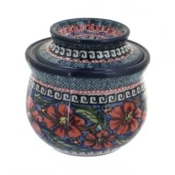 Blue Rose Polish Pottery 1512 Zaklady French Butter Dish -Blue Rose Pottery Store GUEST 17880abc 428e 4594 a320 29c280f4d96e