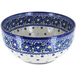Blue Rose Polish Pottery 75 Vena Large Mixing Bowl -Blue Rose Pottery Store GUEST 18303e07 728f 4610 9c30 0f14f48f1e47