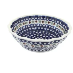 Blue Rose Polish Pottery 1279 Zaklady Large Scallop Bowl -Blue Rose Pottery Store GUEST 183b7ff3 3a63 467e aef3 9fa89ee87e90