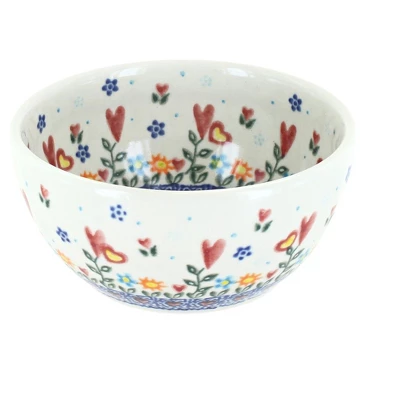 Blue Rose Polish Pottery 71 Vena Dessert Bowl 10 Blue Rose Polish Pottery 71 Vena Dessert Bowl - Image 8