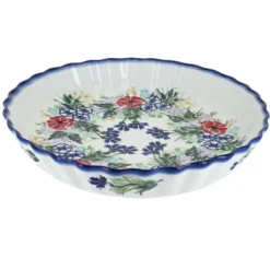 Blue Rose Polish Pottery 52D WR Unikat Pie Plate -Blue Rose Pottery Store GUEST 1a223946 0df0 4628 8328 dd4103124d5e