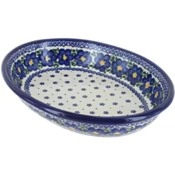 Blue Rose Polish Pottery 151 Vena Oval Baker -Blue Rose Pottery Store GUEST 1b137324 b0d5 432e 8fc8 92aafac8c70d