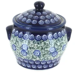Blue Rose Polish Pottery 1096 Zaklady Small Canister -Blue Rose Pottery Store GUEST 1baa3929 805c 4213 88b2 3e8d2891b253