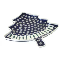 Blue Rose Polish Pottery 1759 Zaklady Christmas Tree Plate -Blue Rose Pottery Store GUEST 1baf35f1 e942 445a a19f 2371fe609de2