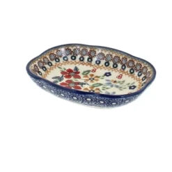 Blue Rose Polish Pottery S126 Manufaktura Soap Dish -Blue Rose Pottery Store GUEST 1ce85718 565f 4522 bcd5 22b409438752