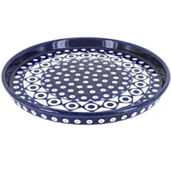 Blue Rose Polish Pottery 524 Zaklady Torte Plate -Blue Rose Pottery Store GUEST 1ed09277 42c8 42d3 97ca c045f38fab8c