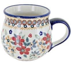 Blue Rose Polish Pottery K090 Manufaktura Bubble Mug -Blue Rose Pottery Store GUEST 1f80be35 c7a3 4b77 9dcf e6b35fffdd4f