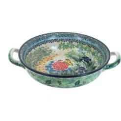 Blue Rose Polish Pottery 419 Ceramika Artystyczna Small Round Casserole With Handles -Blue Rose Pottery Store GUEST 200991d4 d848 4136 a5f2 0fb8598b5818