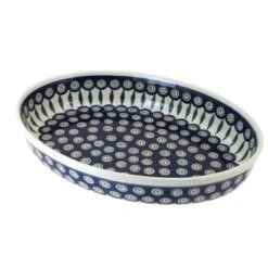 Blue Rose Polish Pottery 350 Zaklady Medium Oval Baker -Blue Rose Pottery Store GUEST 201cb5d1 9673 4010 bac5 5f7e37a81afd