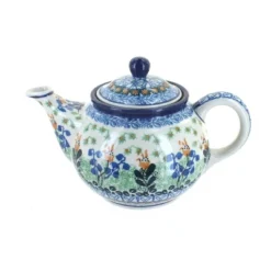Blue Rose Polish Pottery 264 Ceramika Artystyczna Small Teapot -Blue Rose Pottery Store GUEST 205a509c 32a2 4c17 b8ba cc86c80203cb
