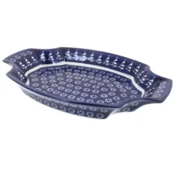 Blue Rose Polish Pottery 1208 Zaklady Large Serving Tray -Blue Rose Pottery Store GUEST 20915e31 5d5c 4262 9ca2 dca987adfa1f