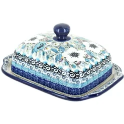 Blue Rose Polish Pottery 295 Ceramika Artystyczna Butter Dish -Blue Rose Pottery Store GUEST 20bf699b f119 4bf3 9bbc 2928451c97db