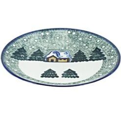 Blue Rose Polish Pottery WR Unikat Dinner Plate -Blue Rose Pottery Store GUEST 20c1e7de 4b01 4360 bcdd 01934adf130e