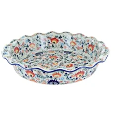 Blue Rose Polish Pottery Z159 Manufaktura Pie Plate -Blue Rose Pottery Store GUEST 22301cde c30e 41fc 92dd 388dcc4a42d4