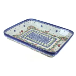 Blue Rose Polish Pottery 150 Vena Medium Rectangular Baker -Blue Rose Pottery Store GUEST 22824677 b20d 425a ba5b 567fba2f1970