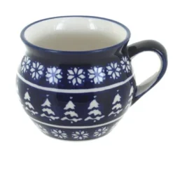 Blue Rose Polish Pottery 911 Zaklady Medium Bell Shaped Mug -Blue Rose Pottery Store GUEST 2302f39d b39d 4828 b5b9 cad00dfef8d3
